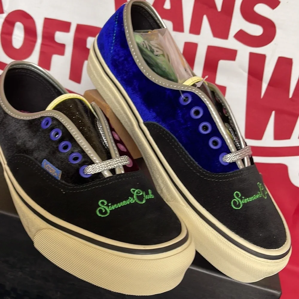 Vans Og Authentic Lx (Sinner'sclb)Bktrnsprntyw VN0A45JJ03E WMNS sneakers